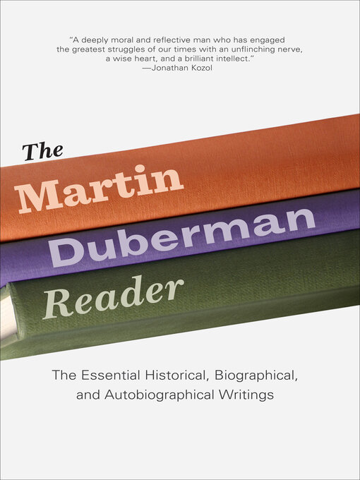 Title details for The Martin Duberman Reader by Martin Duberman - Available